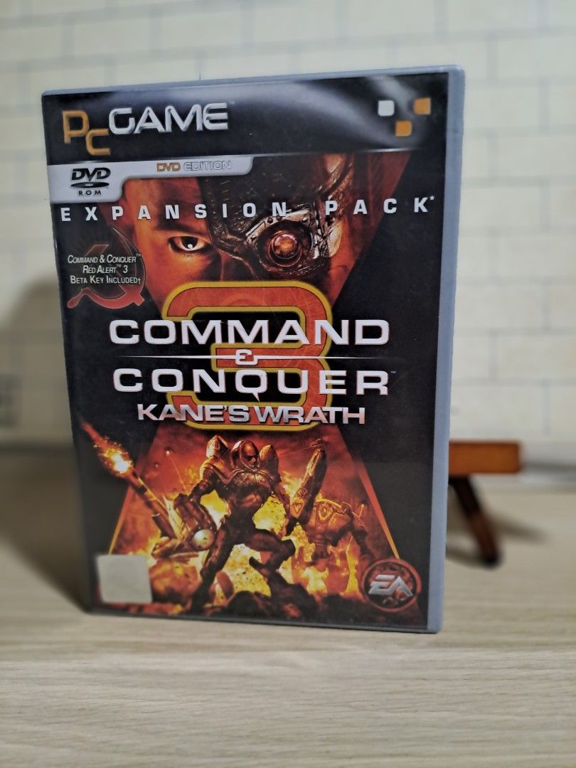 Command & Conquer 3 Kane's Wrath PC Game Expansion Pack (Category: PlayStation) located in Las Pinas. Submitted by cobieshop (Listing ID 1467774421, Image 2). Description: - Game: Command and Conquer 3 Kane's Wrath (Expansion Pack) - Platform: PC (DVD-ROM) - Inclusions: Original case, game disc, and manual - Condition: Tested and working perfectly - Perfect for RTS fans and collectors.