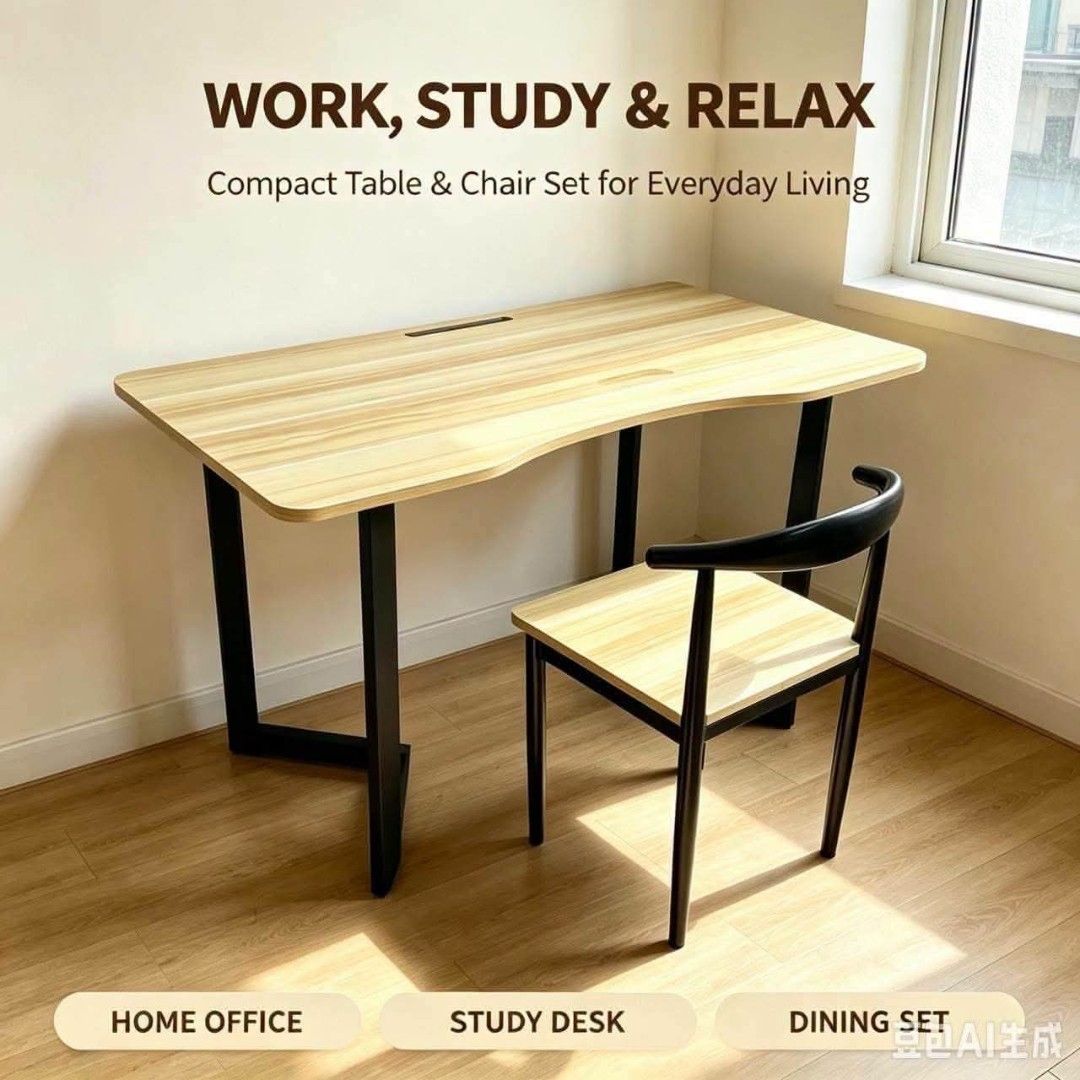 Computer Desk with Chair (Category: Tables & Sets) located in Manila. Submitted by aratrgrs (Listing ID 1467624413, Image 1). Description: Same day delivery within metro manila Courier: Lalamove Mode of Payment: CASH ON DELIVERY GCASH BANK TRANSFER Pm for inquiries! Happy Shopping & God bless..