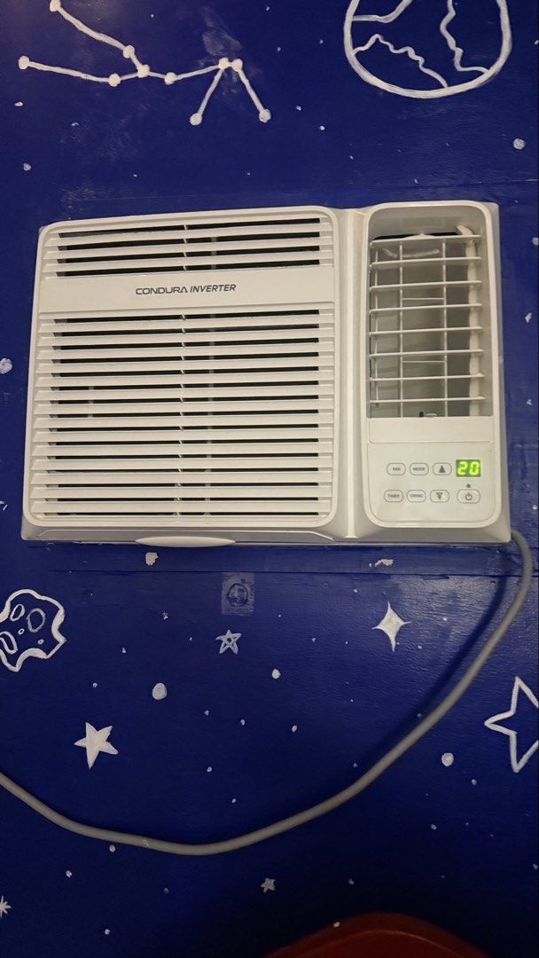 Condura Inverter Window Type Aircon (Category: Air Conditioning and Heating) located in Paranaque City. Submitted by anony26 (Listing ID 1467726105, Image 1). Description: Condura Inverter window type Not sure sa hp probably 1hp 100% working condition with remote control .