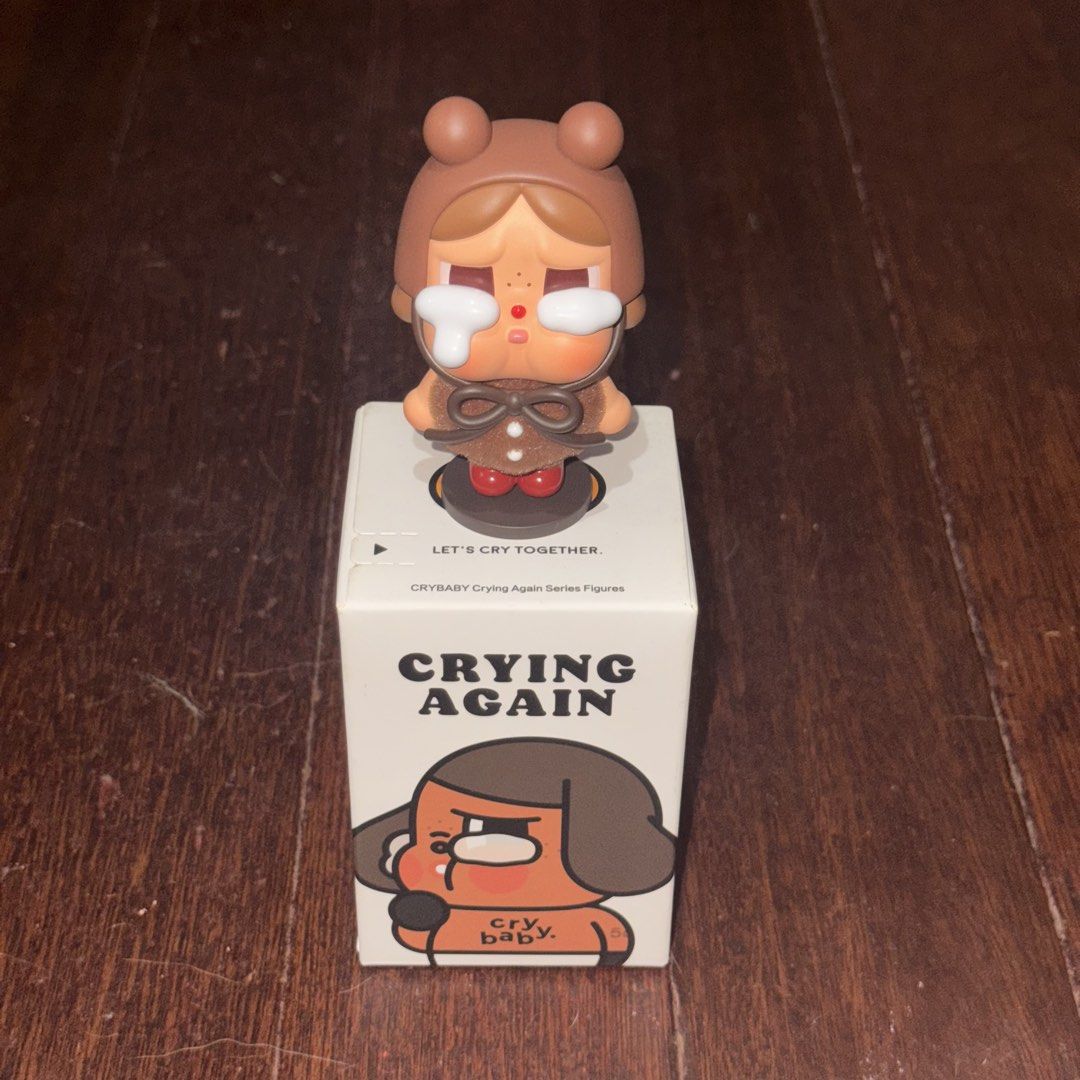 Crybaby Crying Again Series- Love makes us cry (Category: Designer & Blind Box Toys) located in Pasig City. Submitted by clarsethsof.ph (Listing ID 1467705649, Image 1). Description: Condition- used pang display lang nasa loob ng case -original -brand new -unsealed foil & opened box (sa bottom part) rfs: duplicate.