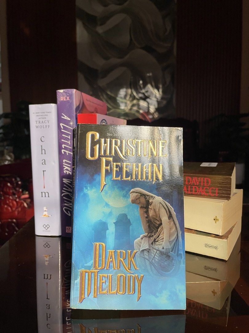 Dark Melody by Christine Feehan Paperback Novel (Category: Storybooks) located in Muntinlupa City. Submitted by sabelle.ylc (Listing ID 1467729012, Image 1). Description: - Title: Dark Melody by Christine Feehan - Genre: Paranormal romance / Supernatural fiction - Format: Paperback with blue fantasy cover art - Condition: Readable copy with intact pages and clear spine creases from reading .