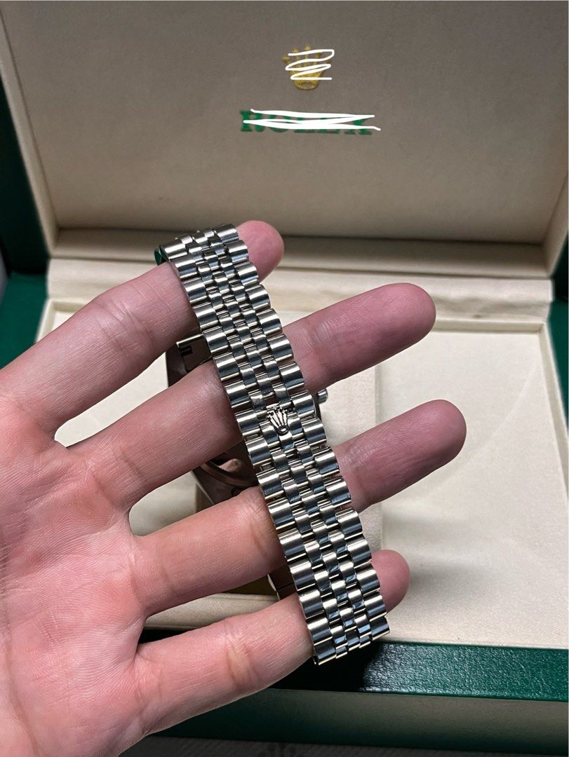 Datejust 36 Black Stick Dial (Category: Men's Watches) located in Manila. Submitted by stanlicu (Listing ID 1467754981, Image 2). Description: Ref. 116234 (Rare) BPF SupC - Datejust 36mm Black Stick Dial - Automatic Movement (Manual Winding and Hacking) - Miyota 8215 Movement (used in Citizen watches) - Super Jubilee Bracelet (Distinct feature from other models of the DJ 36) - Complete Links - 904L Stainless steel case and bracelet - Complete set