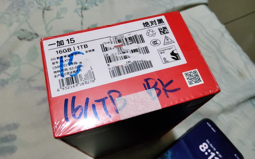 DAYS OLD Oneplus 15 1tb GLOBAL ROM (Category: OnePlus) located in Marikina City. Submitted by rapisidro (Listing ID 1467097702, Image 3). Description: FOR SALE: Oneplus 15 1tb Global ROM ₱60,000 FIXED PRICE NA ₱63,000 orig price. Kita sa resibo pati date DoP: Oct 9, 2026 Oneplus 15 16gb+1tb Global ROM flashed CN Version Phone Only difference from Global version is no Esim Gamit ko Smart Multi-Sim for ESims Complete with box and receipt MARIKINA L