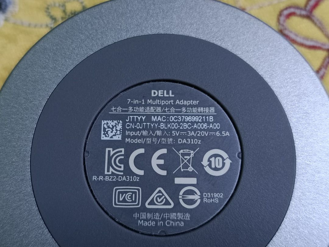 Dell multiport adapter 7in1 (Category: Cables & Adaptors) located in Quezon City. Submitted by carou85958 (Listing ID 1467647971, Image 3). Description: 100% good working makinis no issue no issue prize p1500 17 ibp road batasasan hills qc .
