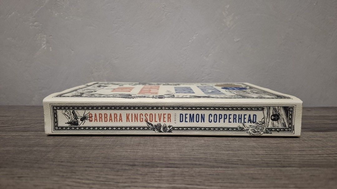 Demon Copperhead by Barbara Kingsolver (Category: Storybooks) located in Quezon City. Submitted by arkiv.ph (Listing ID 1467726784, Image 1). Description: I am selling a copy of Demon Copperhead by Barbara Kingsolver — Winner of the Pulitzer Prize, Oprah's Book Club 2022 selection. Details: • Deluxe edition, out of print, not the standard Oprah's Book Club edition • Deckle edge pages • Textured French flap paperback cover • Never read, has simply
