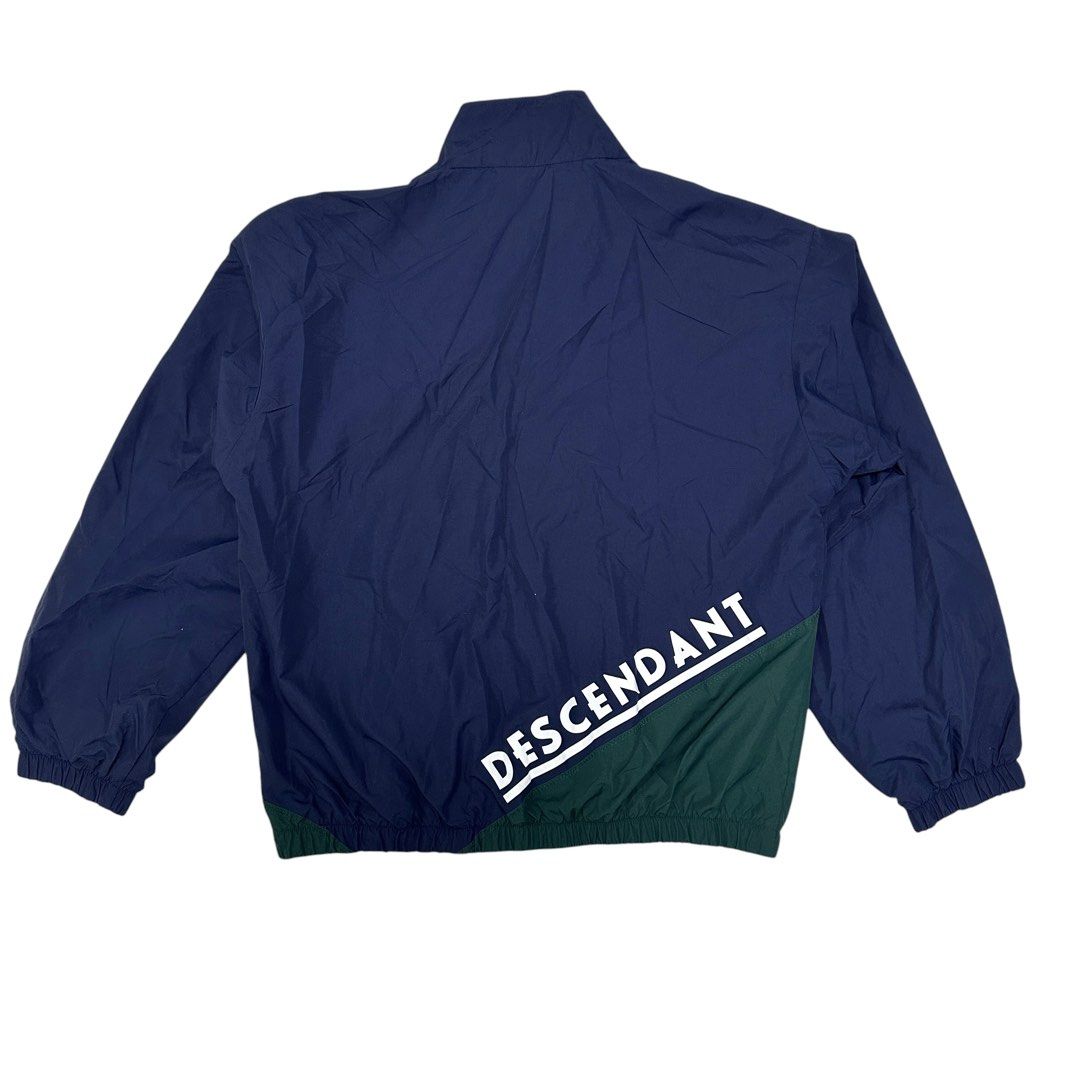 DESCENDANT | Vert Nylon Jacket (Navy) (Category: Coats, Jackets and Outerwear) located in Lapu Lapu. Submitted by nervecloset (Listing ID 1467769693, Image 2). Description: DESCENDANT | Vert Nylon Jacket (Navy) size 1 on tag W = 22 inches L = 24 inches Boxy Type Excellent condition RRP = 14k PhP Price = 4650 .