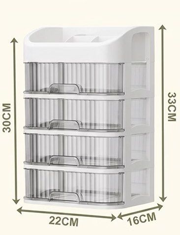 4 Layer Desktop Makeup Storage Organizer (Category: Accessory Holder, Box & Organizers) located in Bacolod City. Submitted by fffurour (Listing ID 1467632098, Image 3). Description: ꨄ︎ minimal signs of use ꨄ︎ rfs: decluttering .