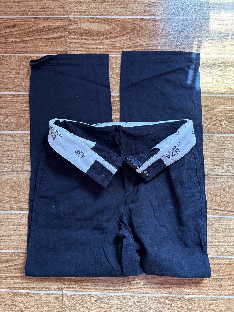 Dickies 874 Inspired Work Pants Navy Blue (Category: Trousers) located in Manila. Submitted by _foryou (Listing ID 1467666601, Image 1). Description: - Brand: Dickies 874 - Color: Dark Navy Blue - Fit: Classic straight leg - Material: Sturdy cotton blend twill - Features: Signature white lining waistband, hook and eye closure with zip fly - Condition: Clean and ready to wear - Best for: Casual wear, skating, or daily use.