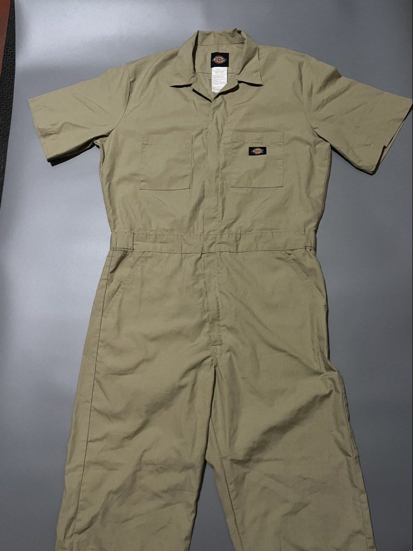 Dickies Short Sleeve Overall (Category: Sets & Coordinates) located in Camaligan. Submitted by thriftcouturebyaybs (Listing ID 1467749716, Image 1). Description: - Excellent Condition - No issue - Buyer Should Handle The Shipping Cost - Waist: 34-36 inch - Pit to pit: 22 inch - Length: 59.
