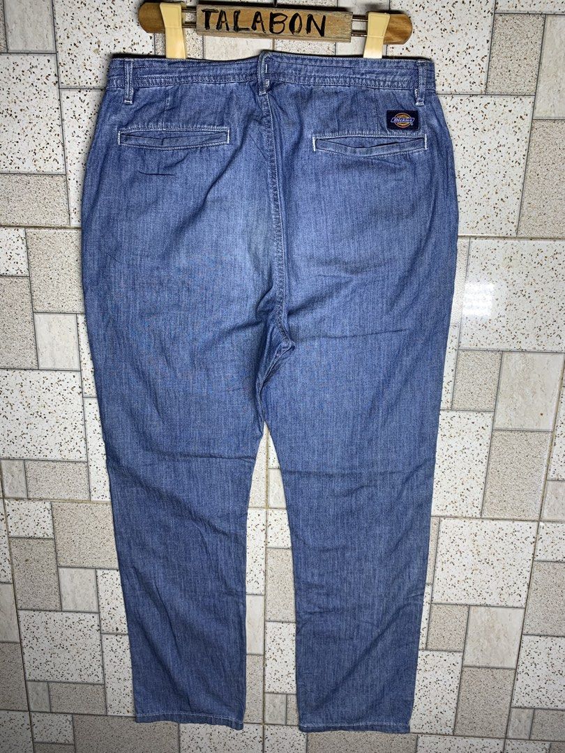 Dickies Soft Denim (Category: Jeans) located in Bacolod City. Submitted by ocean_us (Listing ID 1467752318, Image 1). Description: Dickies Soft Denim ____________________________ Details: ▪️Size 30 on tape ▪️Dimes 30 x 39.5 ▪️Hem 7 ▪️No issue ▪️FREE SHIPPING FEE Pm, Thanks ✅We ship Nationwide via Jnt Express ✅We do video call for assurance 📍Bacolod City Negros Occidental.