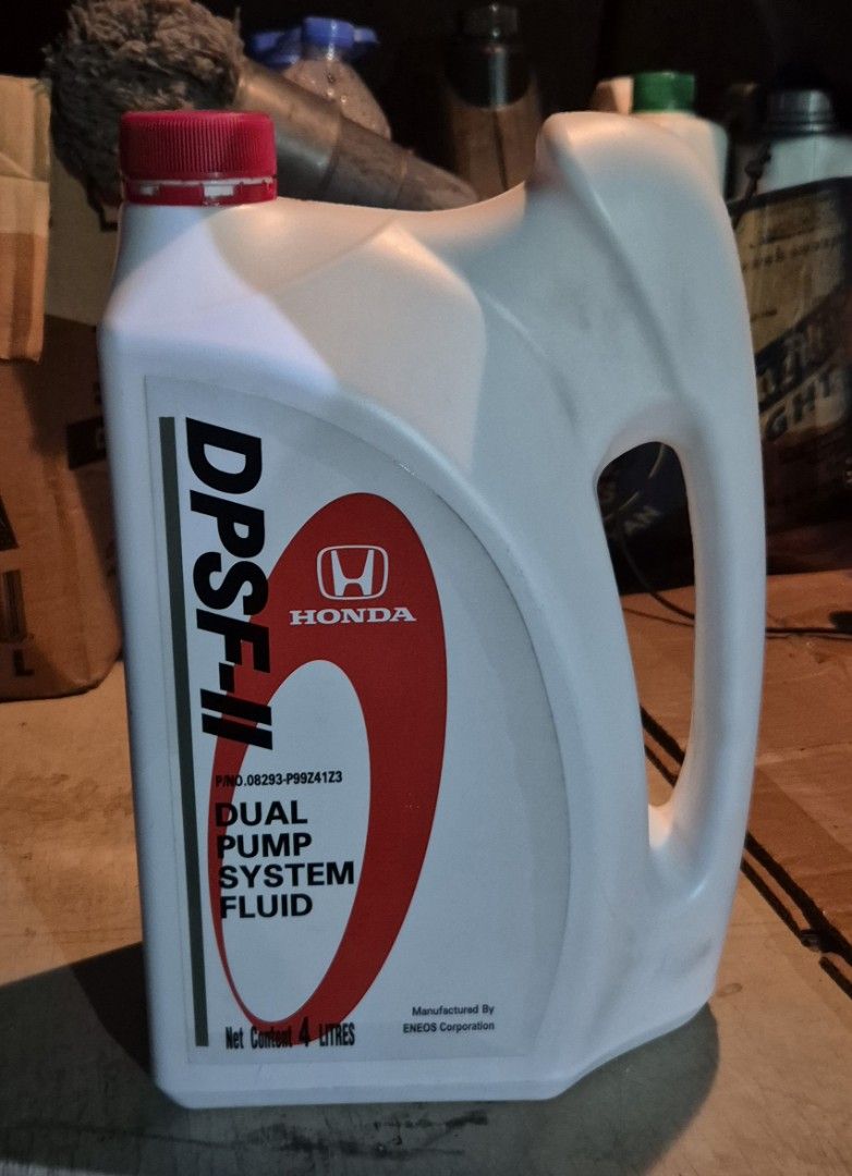 Differential Dual Pump System Fluid DPSF-II Gear Oil (Category: Maintenance Fluids and Filters) located in Manila. Submitted by ej83108 (Listing ID 1467789194, Image 1). Description: - compatible with CRV - originally bought for Php 4800 - only used 1/4 of the fluid - rfs: reducing my expense on car repair.