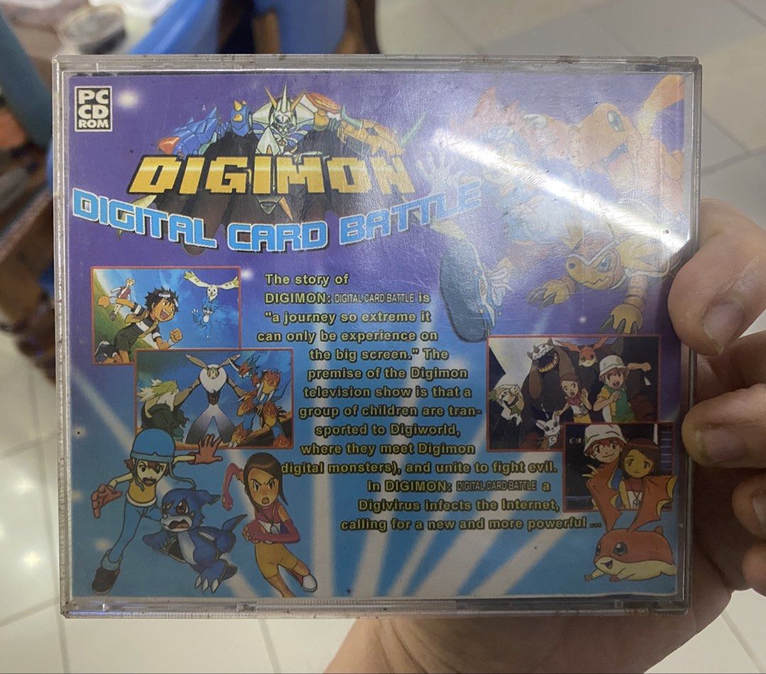 digimon digital card battle pc cd-rom game - selling as is /untested (Category: CDs & DVDs) located in Manila. Submitted by madmaxshop (Listing ID 1467703541, Image 3). Description: .