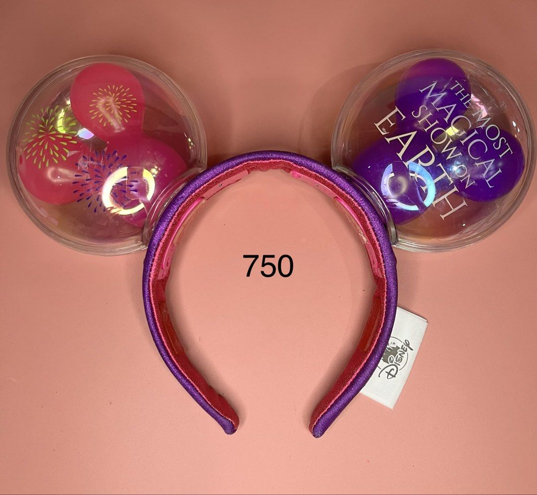 Disney 100 Walt Disney Studios Mickey Mouse Ears Headband (Category: Hair Accessories) located in Caloocan City. Submitted by snapshop_ph (Listing ID 1467645331, Image 3). Description: - Authentic Disney 100 Years of Wonder collection - Comfortable black velvet headband with official silver Disney 100 tag - Clear plastic bubble ears filled with a Walt Disney Studios Hollywood theme and white starbursts - Features an adorable miniature black movie