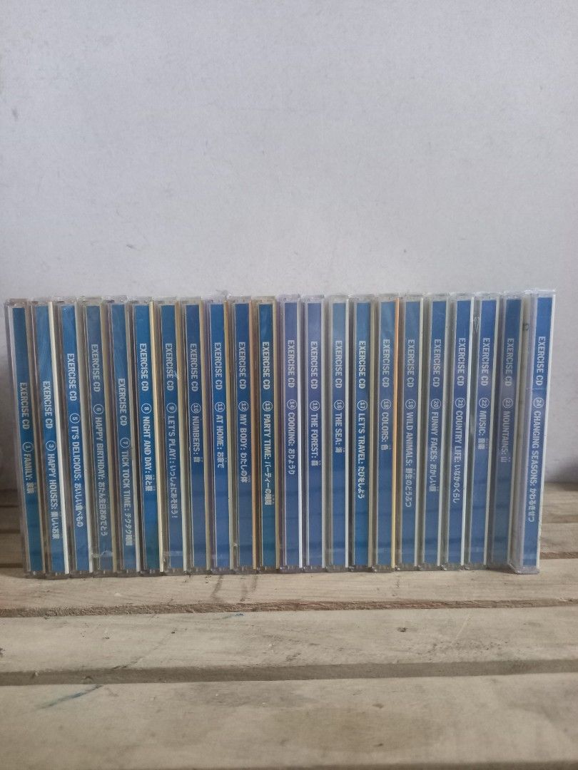 Disney's Magic English Exercise CD Set (Category: Children's Books) located in Rosario. Submitted by minimissu (Listing ID 1467676543, Image 2). Description: -Incomplete set: Volumes 1 to 24( Missing volume 4 ) of Disney Magic English exercise CDs - Popular titles included: Family, Happy Houses, Tick Tock Time, Party Time, and Changing Seasons - Great learning tool: Fun way for kids to practice and improve their English with beloved Disney charac