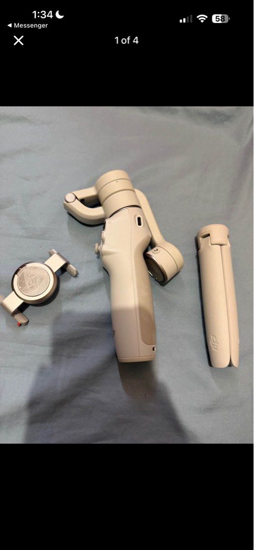 DJI OSMO MOBILE 6 (Category: Gimbals & Stabilizers ) located in Manila. Submitted by kerbyn (Listing ID 1467798769, Image 1). Description: DJI Osmo Mobile 6 FOR SALE Selling my DJI Osmo Mobile 6 — used only once for testing, so it’s practically brand new. No issues at all, everything is working perfectly, and the complete original set is included. Purchased for ₱7,950 in 2024 Selling for ₱4,000 Complete set: • DJI Osmo Mobile 6 • Magnetic Phone C