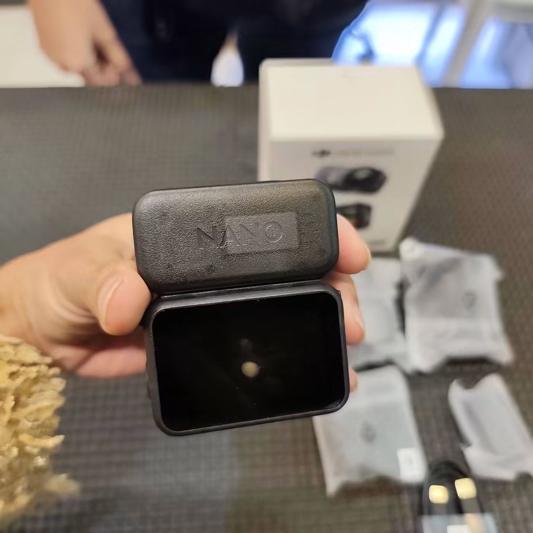 DJI Osmo Nano Standard Combo (128GB) (Category: Cameras) located in Caloocan City. Submitted by kentsalvador31 (Listing ID 1467684648, Image 2). Description: Naghahanap ka ba ng ultra-compact, lightweight, at wearable camera na madaling dalhin kahit saan? Meron tayong DJI Osmo Nano Standard Combo (128GB)! Napakamaliit pero napaka-powerful—perfect para sa hands-free vlogging, quick POV shots, at daily travel documentations! Go Gadgets - Kawit Cavi