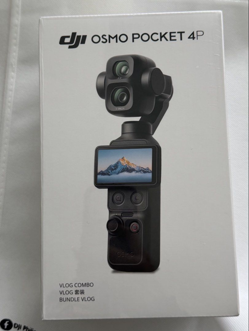 DJI Osmo Pocket 4P Vlogger Combo (Category: Cameras) located in Makati City. Submitted by miarchives (Listing ID 1467662991, Image 1). Description: 🍒 brand new, sealed, DJI Osmo Pocket 4P Vlog Combo (rfs: selling for a friend, bought a diff camera instead) 🛒 P42,000 sold out everywhere!! 🚛 lbc / lalamove 💵 sf shouldered by buyer.