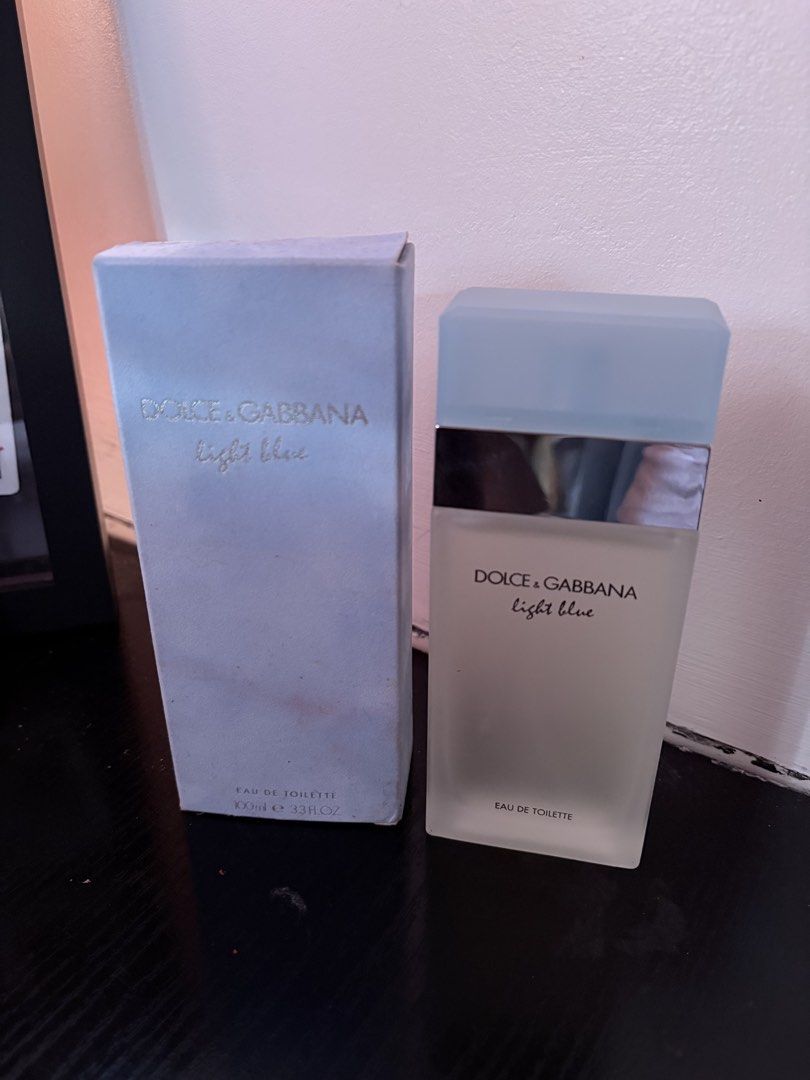 Dolce & Gabbana Light Blue EDT 100 ml (Category: Fragrance & Deodorants) located in Manila. Submitted by ellieaux (Listing ID 1467775769, Image 3). Description: Used twice for testing but the smell isn’t the usual type of smell I use. Bought in Japab.