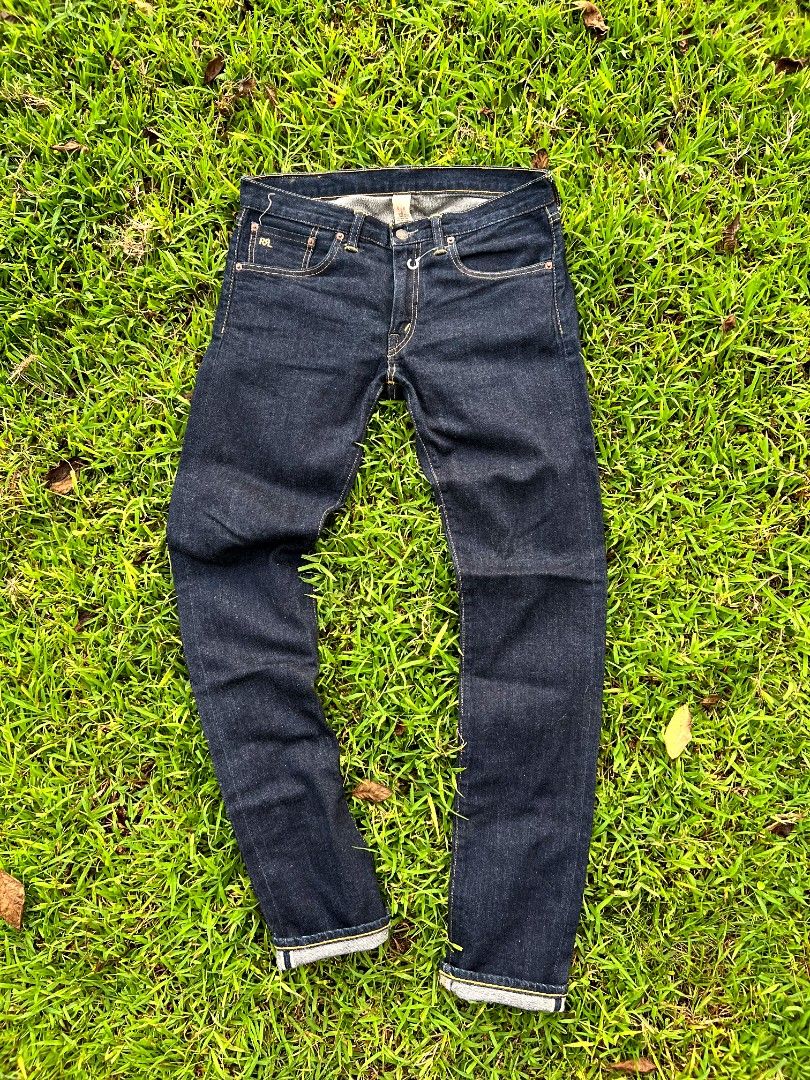 Double RL Selvedge Pants (Category: Jeans) located in General Mariano Alvarez. Submitted by trifcloset (Listing ID 1467725062, Image 2). Description: Ralph Lauren Double RL Selvedge Pants Size 29 on Tag can fit to 30-31 Excellent Condition 2500+sf.