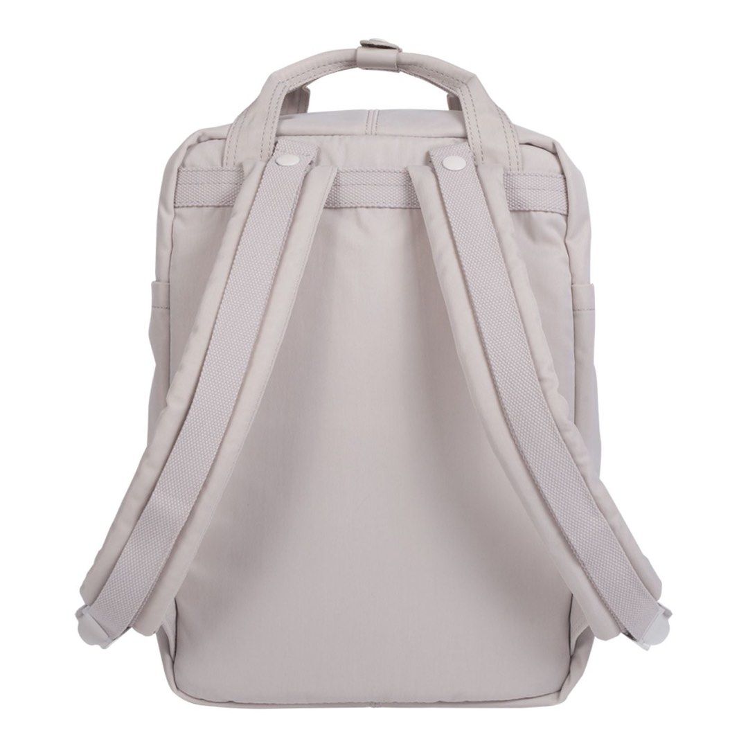 Doughnut Backpack (Category: Backpacks) located in Singapore. Submitted by allfromsg (Listing ID 1467775952, Image 3). Description: Authentic Doughnut backpack Free tracked delivery Slight stain 27cm W x 13cm D x 38cm H 420D Crinkle Nylon Twill Water Repellent Water Bottle Compartment Up To 14-Inch Laptop Compartment Padded Adjustable Shoulder Straps Real Leather Trimming .