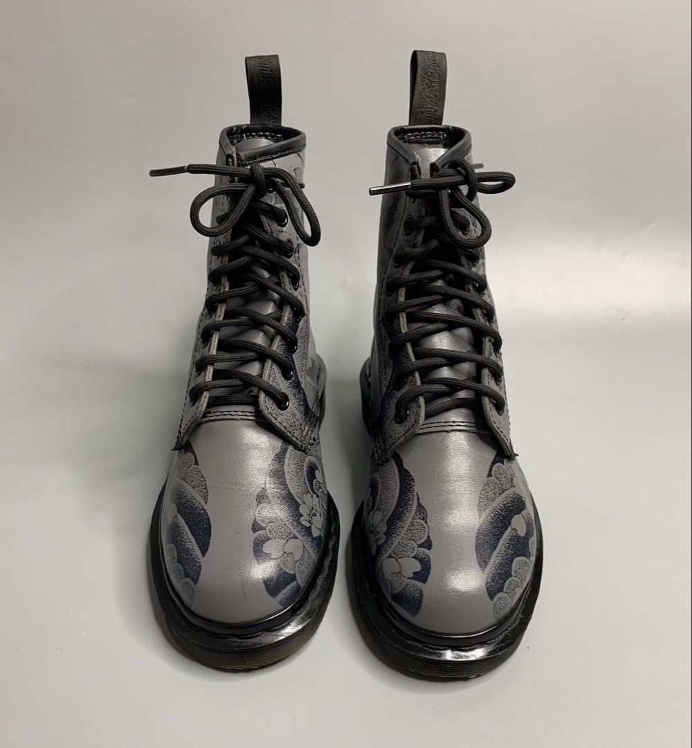 Dr. Martens Tattoo OT Rare Edition (Category: Boots) located in Binan City. Submitted by hybrid_archival_theory (Listing ID 1467780272, Image 3). Description: Dr. Martens 1460 Tattoo OT Edition Rare And Limited Piece Unisex Size- UK 4/ US 5 Mens US 6 womens/Eu 37 In Excellent Condition •No Inclusions •Pair Only Please Check Detailed Photos Posted For Your Reference 📩📩📩 DM to Purchase Thankyou!!! •Dr. Martens 1460 Tattoo OT Edition in the Black