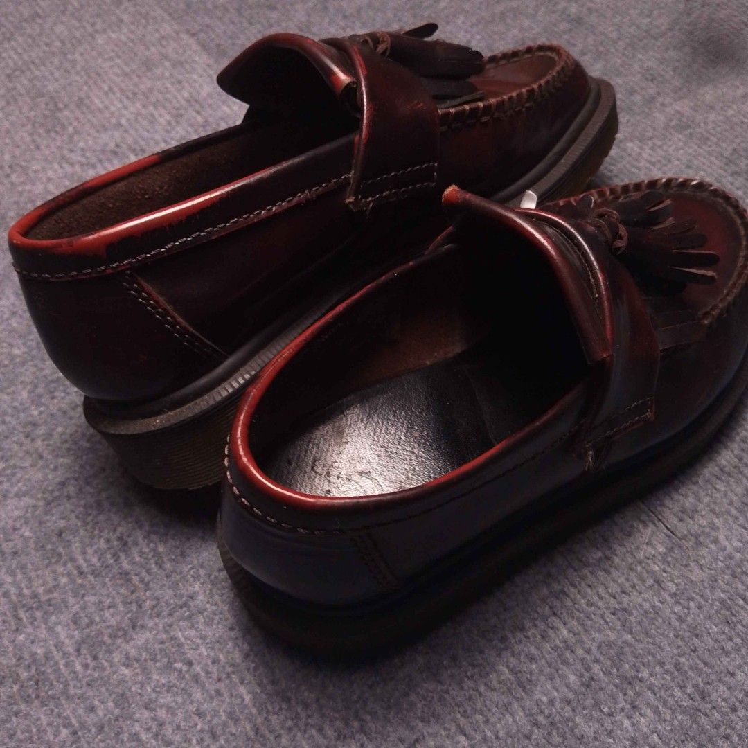 Dr. Marts Adrian tassel loafers (Category: Loafers) located in Manila. Submitted by bai.n.sell (Listing ID 1467651644, Image 3). Description: Dr. Martens Adrian tassel loafers Womens Size on tag: 37 23.5 cm Best fit 37 Minor issues Signs of usage since dina masyado nagagamit! ✨ THRIFTED ITEMS — PLEASE MANAGE YOUR EXPECTATIONS! All items are thrifted, so please expect possible signs of use. Colors may also vary slightly due to lighting and camera 