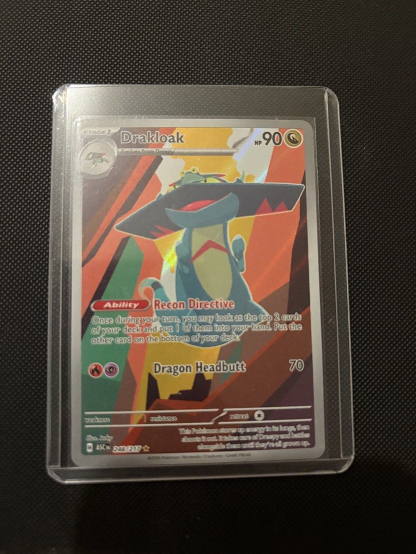 Drakloak 248/217 (Category: Raw Singles) located in Taguig. Submitted by bunnypocas (Listing ID 1467707152, Image 1). Description: - NM-M - Own pull.