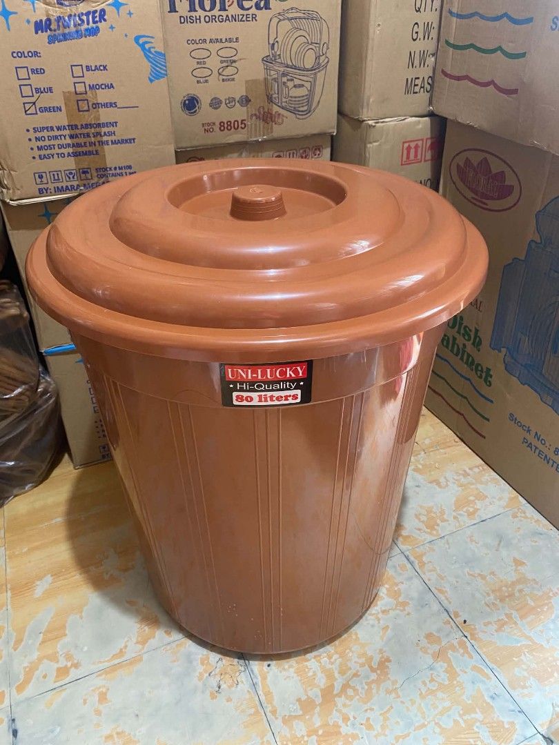 Drum 80LITERS (Category: Storage Boxes & Baskets) located in Caloocan City. Submitted by janeil23452 (Listing ID 1467623457, Image 1). Description: 280 each Malaki yan pick up/ lalamove delivery 80LITERS capacity.