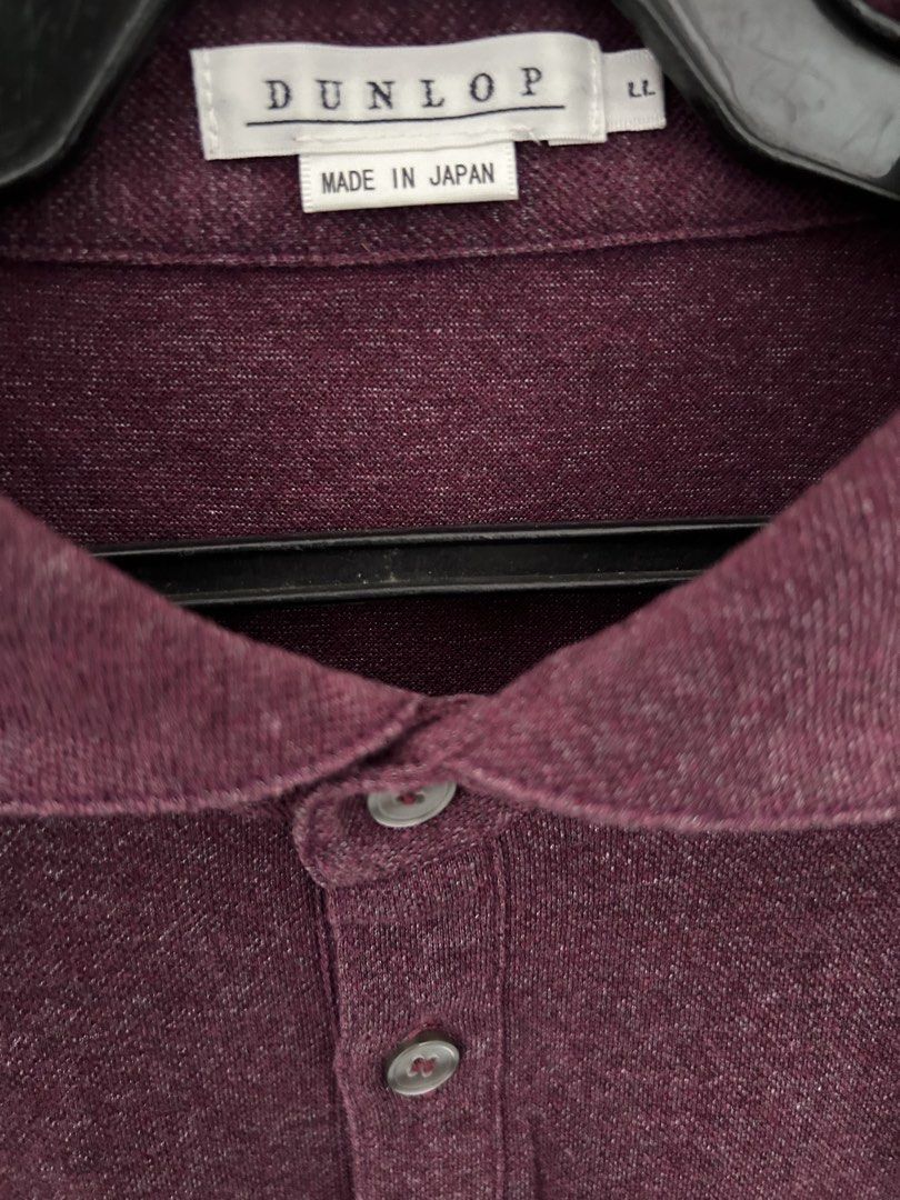 Dunlop Maroon Polo Shirt (Category: Tshirts & Polo Shirts ) located in Cainta. Submitted by mimidiva (Listing ID 1467745381, Image 3). Description: Dunlop Maroon Polo Shirt Size - Large Color - Maroon Made in Japan Cainta Location.