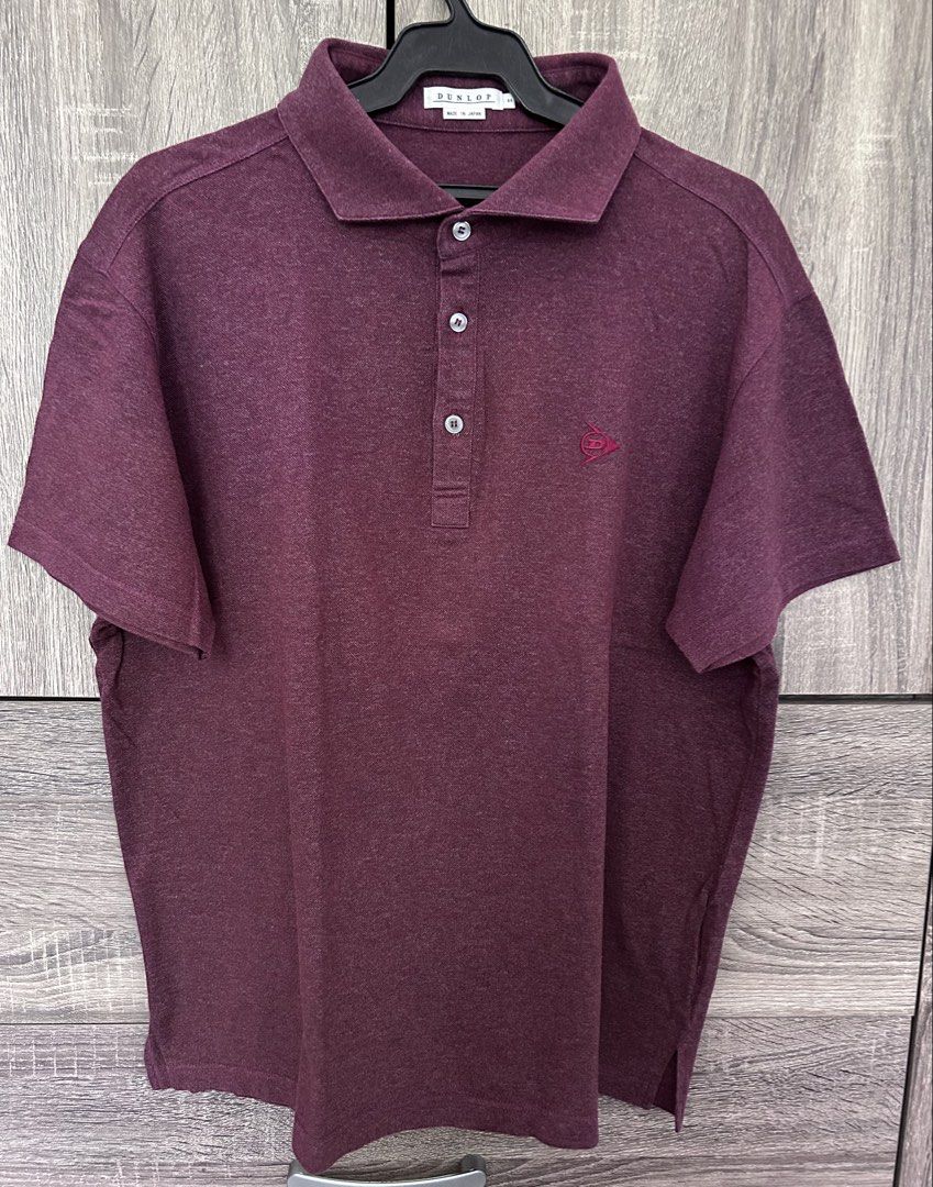 Dunlop Maroon Polo Shirt (Category: Tshirts & Polo Shirts ) located in Cainta. Submitted by mimidiva (Listing ID 1467745381, Image 1). Description: Dunlop Maroon Polo Shirt Size - Large Color - Maroon Made in Japan Cainta Location.
