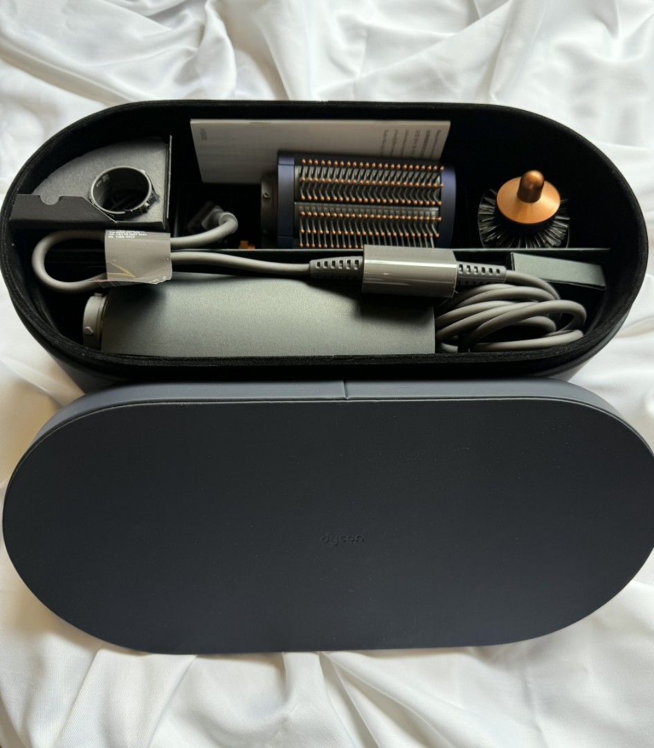 Dyson Airwrap Multi-Styler Complete Set - 6 in 1 (Category: Hair) located in Las Pinas. Submitted by alyrioo (Listing ID 1467691367, Image 2). Description: - Dyson Airwrap Multi-Styler Complete Set 6 in 1 - Includes all the attachments and leather box - Only used twice, good as new - 220-240v Negotiable PM for more details .
