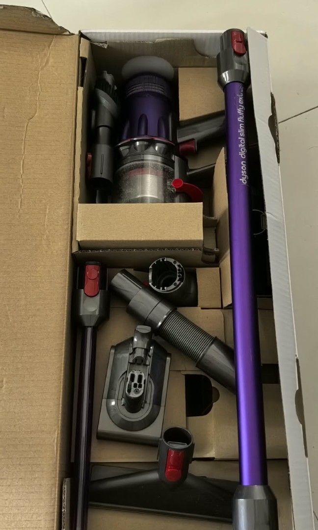 Dyson Digital Slim Fluffy Extra (Category: Vacuum Cleaner & Housekeeping) located in Manila. Submitted by cgregd (Listing ID 1467711777, Image 2). Description: Dyson Singapore DSlim Fluffy Extra Meetup : ALABANG, MOLINO BACOOR, DASMA, TRECE.