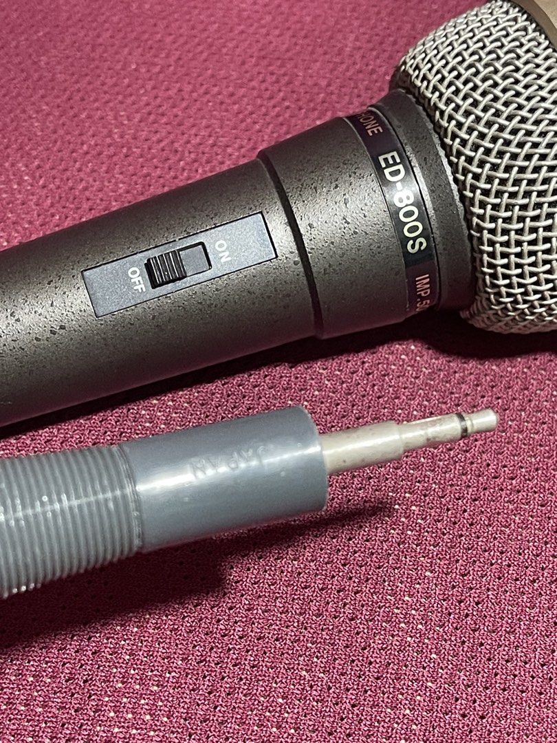ED-800S Vintage Microphone with Cable and Jack (Category: Microphones) located in Manila. Submitted by dstrangerthings (Listing ID 1467771585, Image 2). Description: ✅ Condition: Tested functionality working .