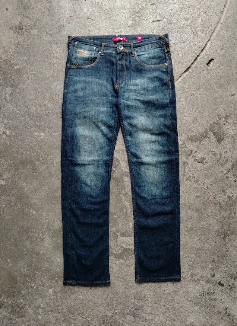Ed Hardy Embroidered Denim (Category: Jeans) located in Muntinlupa City. Submitted by lokalthriftco. (Listing ID 1467742821, Image 2). Description: Size 33 No issue Need wash Like new condition.