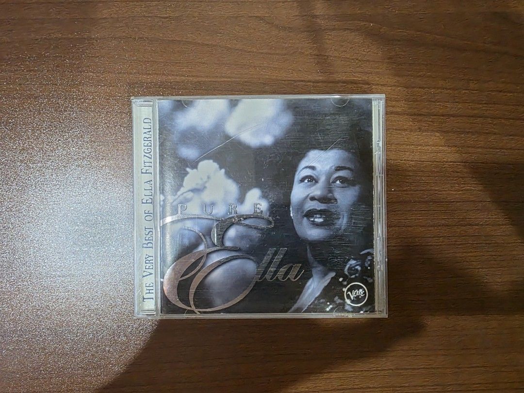 Ella Fitzgerald - Pure Ella (CD) (Category: CDs & DVDs) located in Camalig. Submitted by kyoudayo (Listing ID 1467706587, Image 1). Description: - Title: Ella Fitzgerald - Pure Ella, The Very Best of Ella Fitzgerald - Genre: Classic jazz featuring her iconic vocals - Condition: VG+, some cracks on jewel case - Ideal for: Jazz enthusiasts and physical music collectors.