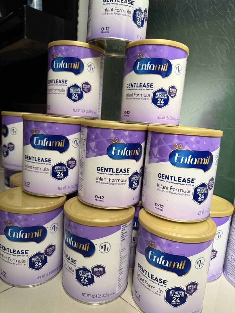 Enfamil Gentlease infant formula, Babies & Kids, Nursing & Feeding ...