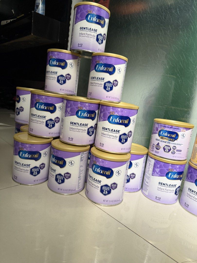 Enfamil Gentlease infant formula, Babies & Kids, Nursing & Feeding ...