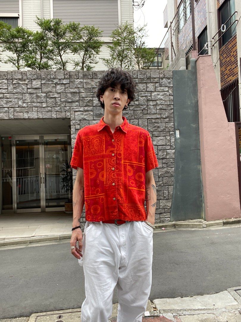 ERIKA Whole Pattern Linen × Rayon Shirt (Category: Formal Shirts) located in Cordova. Submitted by thedecluterrer (Listing ID 1467746922, Image 1). Description: .