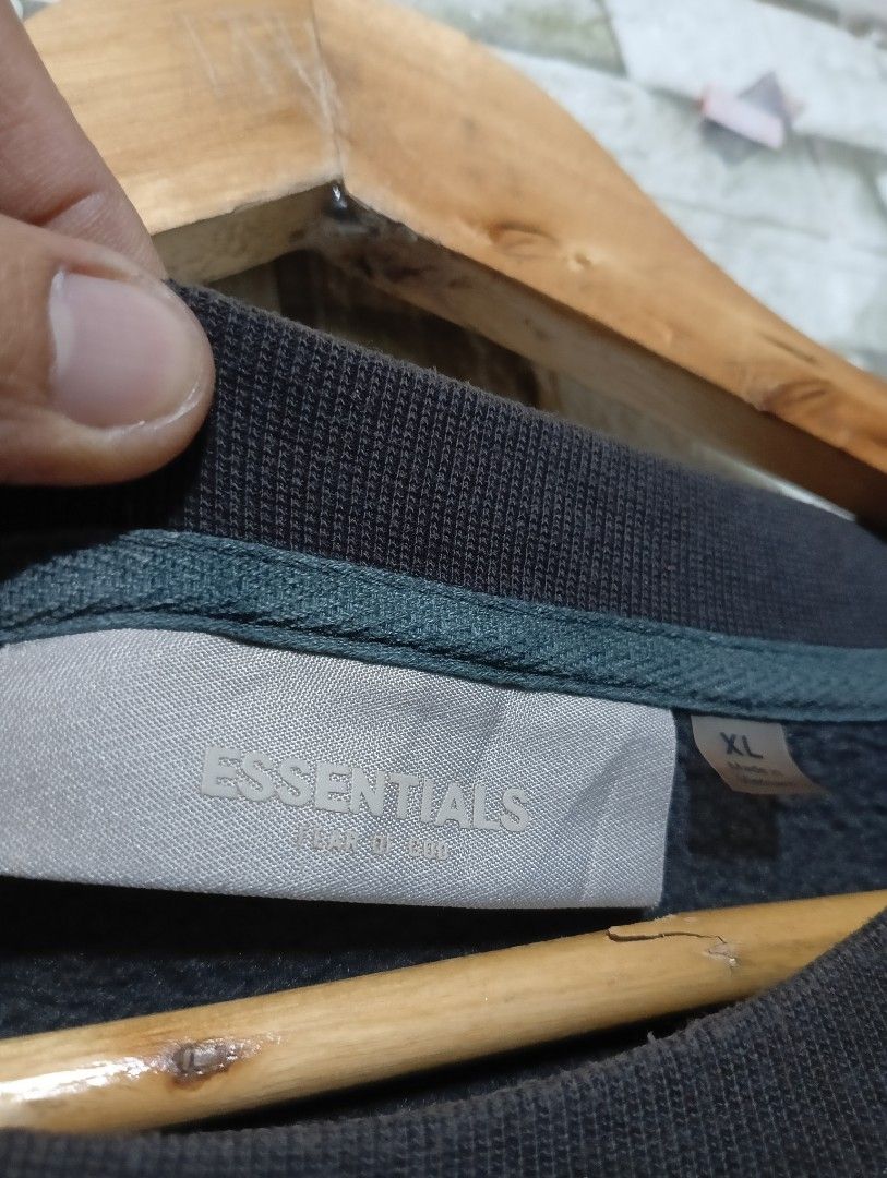 Essentials Fear of God (Category: Coats, Jackets and Outerwear) located in Manila. Submitted by 322thriftshop (Listing ID 1467638943, Image 2). Description: ESSENTIALS FEAR OF GOD • L'28 x W'26 • SIZE: 2XL - 3XL •COLOR RATE: 9/10 •CONDITION: GOOD.