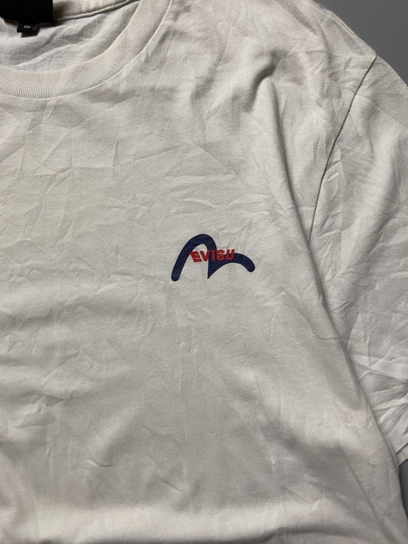 Evisu Tee - Size M-L (Category: Tshirts & Polo Shirts ) located in Cebu City. Submitted by maicoh230 (Listing ID 1467628620, Image 3). Description: Evisu Tee ▫️ Condition: 9/10 ▫️ Color: 9/10 ▫️ Size: M-L ▫️ Dimensions: W20 L27.5 ▫️ Flaw/s: 🛒 Mine: 500 REMINDERS 📍 Cebu City 💳 Payment First Policy 📦 J&T | Maxim (Within Cebu) 📸 Color may vary slightly due to lighting..