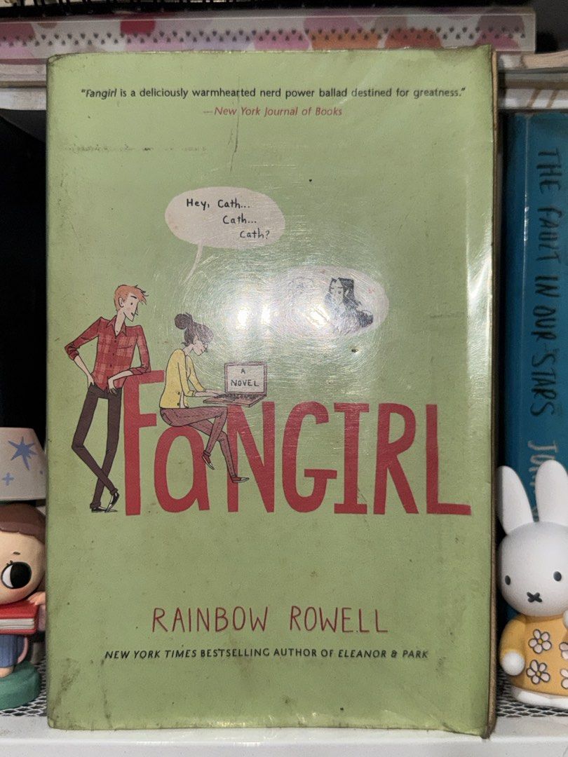 Fangirl by Rainbow Rowell Novel Paperback (Category: Storybooks) located in Quezon City. Submitted by seamsemea (Listing ID 1467720979, Image 1). Description: Popular YA contemporary novel by Rainbow Rowell. International edition published by St. Martin's Griffin. Pages have yellowed over time. Cover shows some wear around the edges. Great read for fans of romance and fandom culture. ISBN included on back. with book cover.