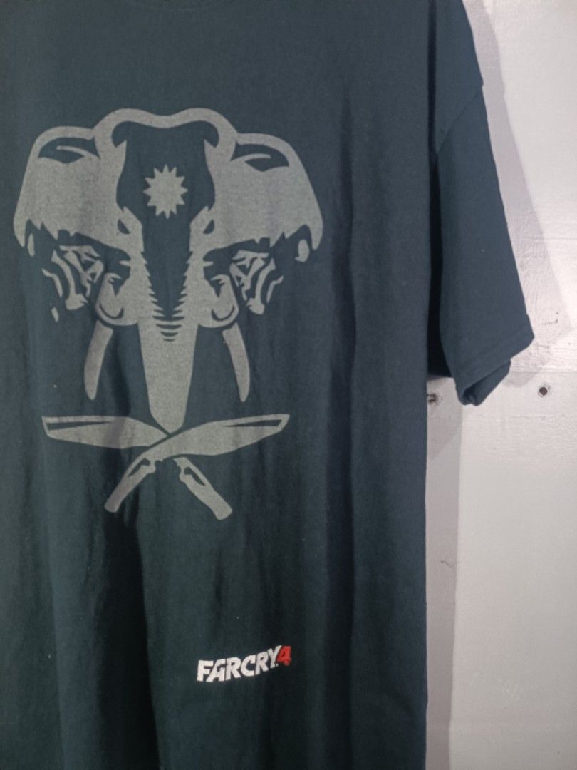 Farcry 4 Video Game Promo Tee (Category: Tshirts & Polo Shirts ) located in Cabuyao City. Submitted by junkthreads.finds (Listing ID 1467739264, Image 3). Description: Tag: Gildan Heavy Dimes: 23x31 Issue(s): Hairlines Color may vary due to lightning..