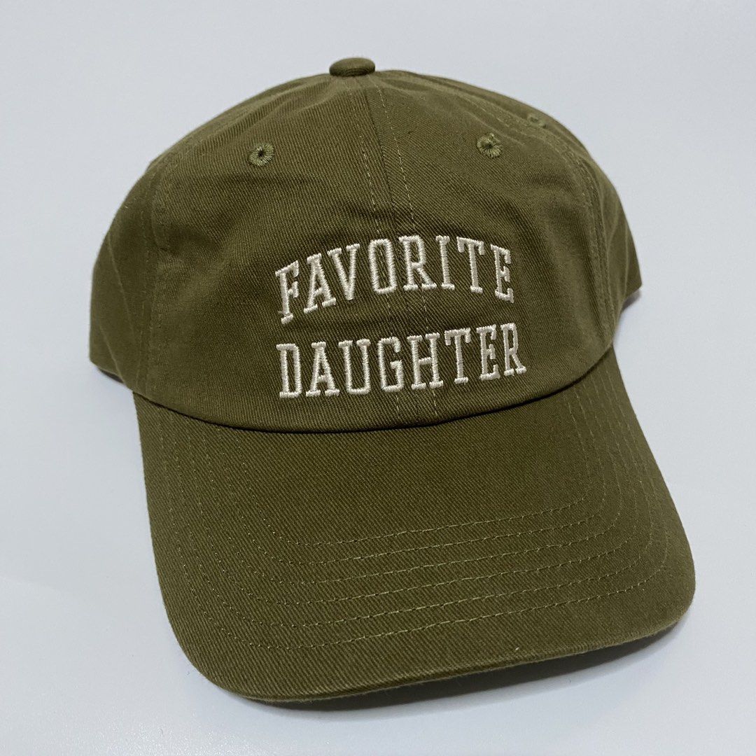 favorite daughter logo arc dad cap (Category: Caps & Hats) located in Quezon City. Submitted by hatlocker (Listing ID 1467757809, Image 1). Description: 1,300 shipped dm.