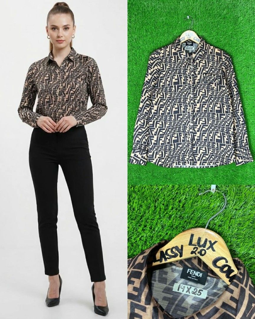 Fendi zucca long sleeve (Category: Luxury Apparel) located in San Jose del Monte. Submitted by luxurygarments (Listing ID 1467618191, Image 1). Description: .