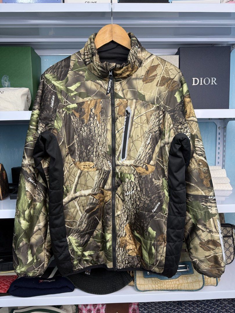 FIELDCORE (Category: Activewear) located in Quezon City. Submitted by generalmerchandiseph (Listing ID 1467775697, Image 3). Description: - FIELDCORE STRETCH REALTREE CAMOU - HUNTERS ZIP UP JACKET - BREATHABLE COLD SMOOTH MATERIAL - NYLON WINDPROOF MATERIAL - GUARANTEED AUTHENTIC - 22W X 27.5L DIMENSIONS - GOOD AS NEW CONDITION 10/10 - NO FLAWS OR HIDDEN ISSUE - WASHED AND READY TO WEAR 🫧.
