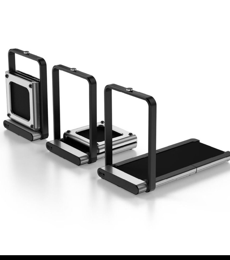 Foldable Walking Pad Treadmill with Handlebar (Category: Cardio & Fitness Machines) located in Pasig City. Submitted by randymadridvecino (Listing ID 1467620637, Image 1). Description: - Compact folding walking pad ideal for apartments and home offices - Super small footprint; easily stores under furniture or upright against a wall - Equipped with a sturdy upright handlebar for added stability while walking or jogging - Sleek and modern black and