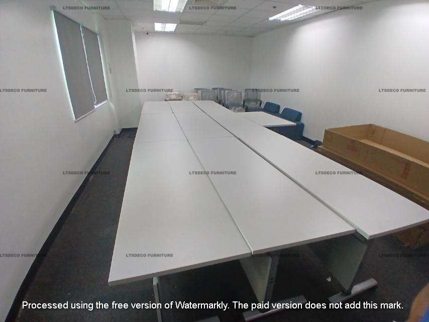 Folding training table desk office partition office furnitures (Category: Office Furniture & Fixtures) located in Quezon City. Submitted by louisa.ltsdeco (Listing ID 1467686264, Image 3). Description: 👉Are you looking for WORKSTATION, MODULAR CUBICLES OFFICE PARTITION, and OFFICE FURNITURE SUPPLIER? LTSDECO Furniture, is direct supplier, manufacturer, and trusted provider of high quality, affordable and durable modular office divider partition,