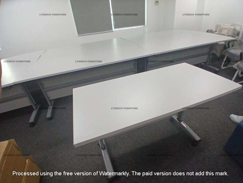 Folding training table desk office partition office furnitures (Category: Office Furniture & Fixtures) located in Quezon City. Submitted by louisa.ltsdeco (Listing ID 1467686264, Image 1). Description: 👉Are you looking for WORKSTATION, MODULAR CUBICLES OFFICE PARTITION, and OFFICE FURNITURE SUPPLIER? LTSDECO Furniture, is direct supplier, manufacturer, and trusted provider of high quality, affordable and durable modular office divider partition,