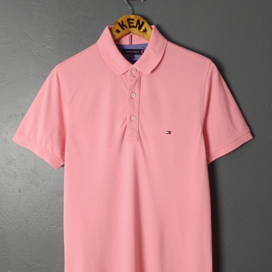 For Men - Tommy Hilfiger (Category: Tshirts & Polo Shirts ) located in Bacolod City. Submitted by drop.ph (Listing ID 1467713274, Image 2). Description: Tommy Hilfiger - Slim Fit Authentic *Size M - 19x28, 29 Back *Good as New *No Flaws *Price: 880php *Add SF if outside Bacolod City .