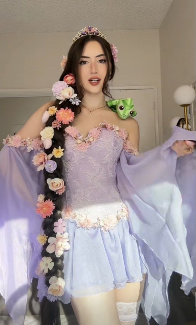 For Rent: Rapunzel Halloween Custome Set (Category: Sets or Coordinates) located in Taguig. Submitted by _lovebyrose (Listing ID 1467608528, Image 2). Description: RESERVE NOW! STEP INTO A FAIRYTALE! 💜 ✨ Rapunzel Costume Set Looking for the ultimate magical look without paying full price to own it? Rent this stunning Rapunzel dress set for your Halloween party, photoshoot, or cosplay! RENTAL PRICE: P1,200 (1-Day Rental) SIZE: Fits Extra Small (X